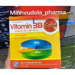 Viên bổ sung Vitamin 3B Gold Phúc Vinh (hộp 100 viên)