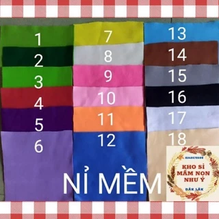 (KHO SỈ) Nỉ mềm 90x90cm làm đồ dùng mầm non,  đồ chơi mầm non 🌻SHOP MẦM NON NHƯ Ý 🌻