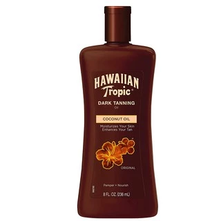 Dầu tắm nắng & dưỡng ẩm da Hawaiian Tropic Dark Tanning Sun Care Moisturizing Oil 236ml (Mỹ)