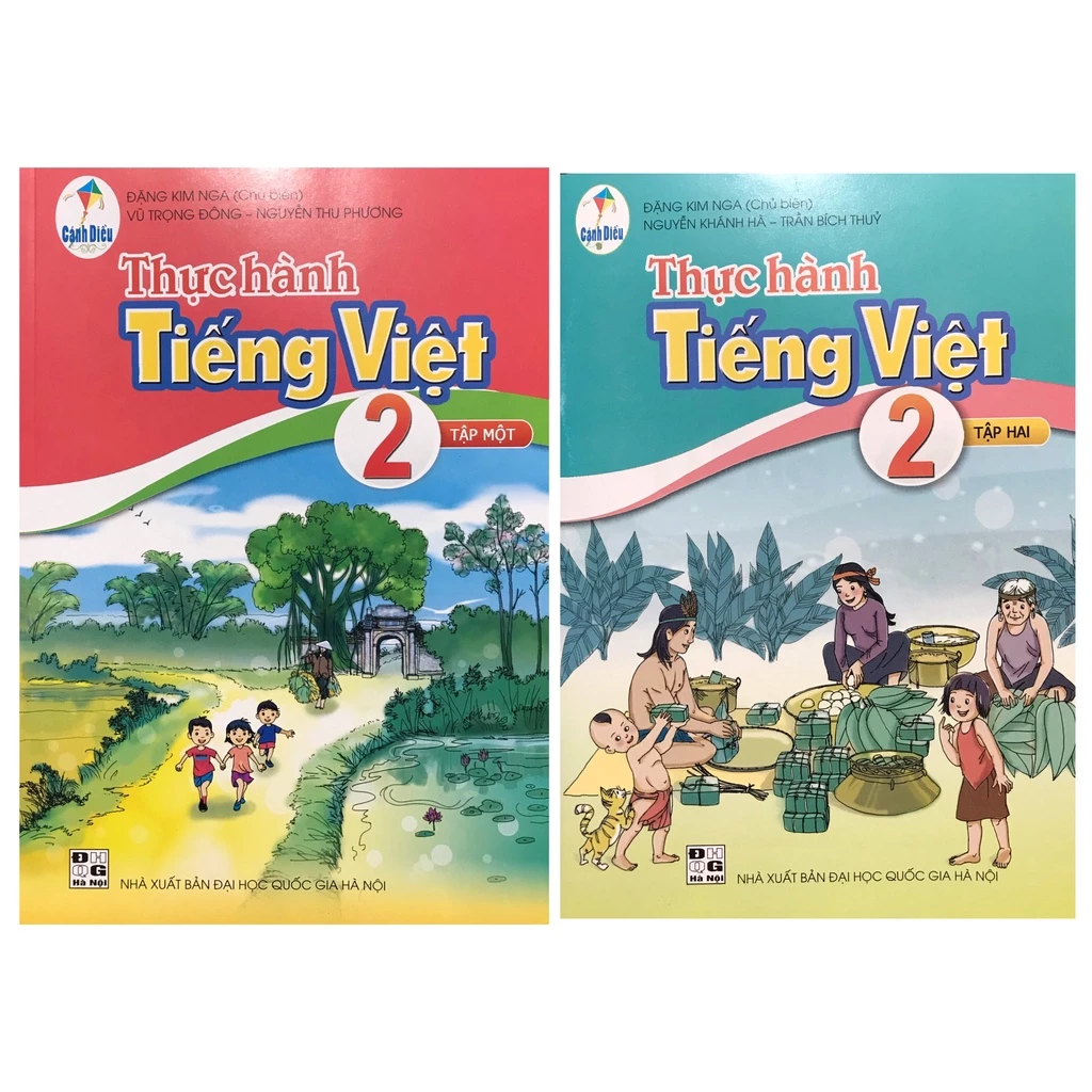 Sách Combo Thực hành Tiếng Việt lớp 2 tập 1 tập 2 ( Cánh diều )