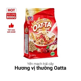 Yến mạch trái cây OATTA 800gr