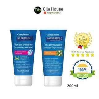 Gel rửa mặt BHA Compliment No Problem 200ml giảm mụn, viêm - Cila House