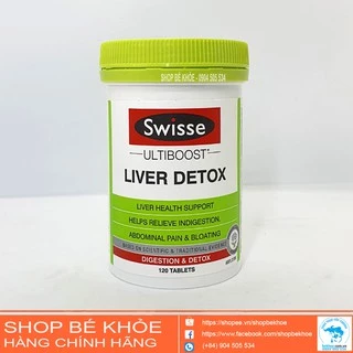 Thải độc gan Liver Detox Swisse  - Úc: 60v , 120v, 200v