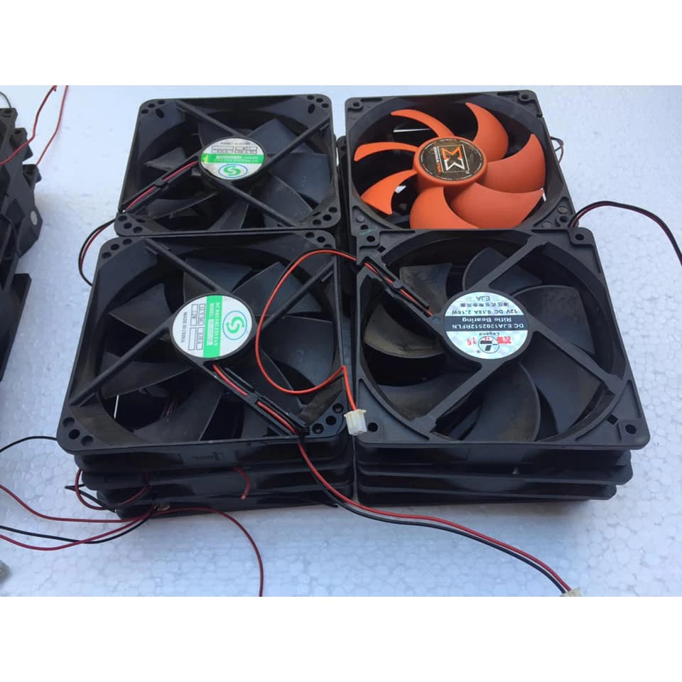 Combo 2 Cái Quạt Fan tản nhiệt 12V 12x12x2Cm dưới 0.2A