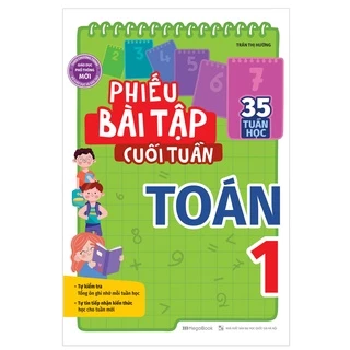 Sách Phiếu Bài Tập Cuối Tuần Toán Lớp 1