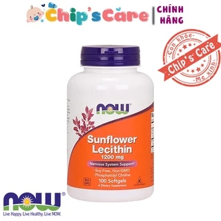 Sunflower Lecithin Now chính hãng tắc sữa