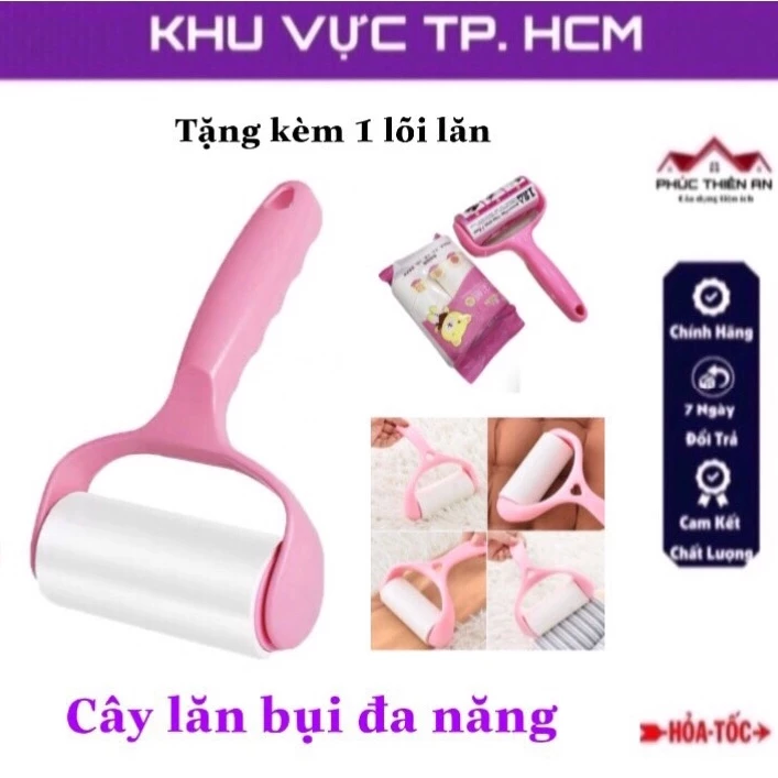 Cây lăn bụi quần áo, sofa, ga giường - đa năng, tiện dụng
