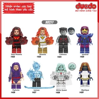 Minifigures các nhân vật trong Dark Phoenix X-men - Đồ chơi Lắp ghép Xếp hình Mô hình Mini XINH X0277