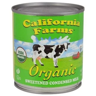 Sữa đặc có đường hữu cơ California Farms