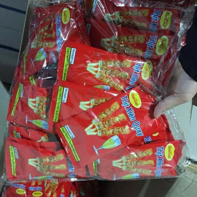 Snack thịt xiên que (bịch 20 gói )