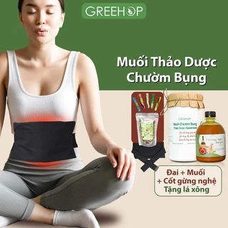 Muối chườm bụng thảo dược sau sinh (handmade) GREEHOP