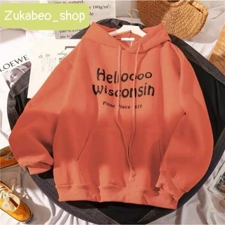 [FREESHIP]Áo Khoác HOODIE Nam Nữ HELLOOOO Chất Vải Dày Dặn Ấm Áp