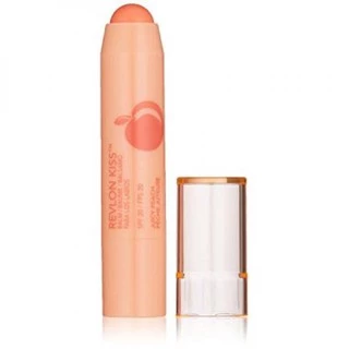 (Date 10/2025) Son dưỡng chống nắng màu cam đào Revlon Kiss Lip Balm SPF 20 màu 015 Juicy Peach