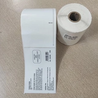 Decal giấy (102x152)mmx50m 1 tem