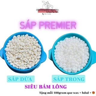 Sáp wax lông nóng Hard Wax Beans, sáp cao cấp siêu bám lông coconut và trong suốt