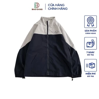 Áo khoác nam unisex cổ đứng vải dù 2 lớp phối màu độc lạ họa tiết chữ MDFS đi mưa,cản gió,chống nắng BẢO ĐĂNG