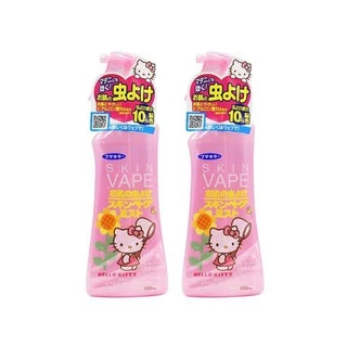 Xịt Chống Muỗi Cho Bé Skin Vape Màu Hồng 200ml Nhật Bản