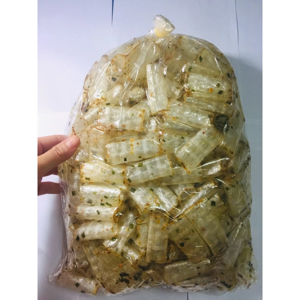 Bánh tráng ống muối hành bịch 500g (bịch rất to)