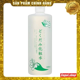 Nước hoa hồng lotion toner diếp cá Dokudami ngăn ngừa mụn 500ml