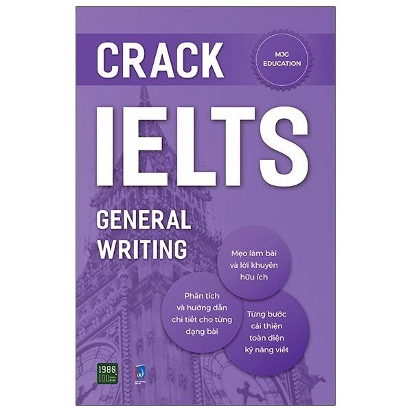 Sách - Crack Ielts General Writing - MJG Education (1980BOOKS HCM)