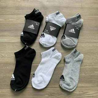 Tất vớ thể thao xuất dư nam nữ Adidas cổ ngắn thoáng khí