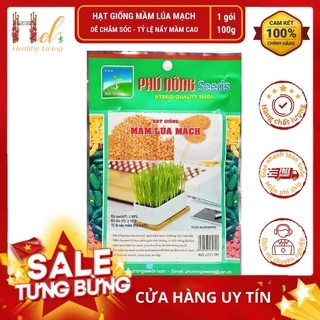 Hạt Giống Mầm Lúa Mạch, Cỏ Lúa Mì Dễ Trồng, Thơm Ngon, Nhanh Thu Hoạch - Trồng Hạt Giống Rau Củ Quả, Xơ Dừa, Mùn Dừa