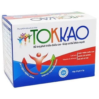 Cốm Tokkao hỗ trợ bé phát triển chiều cao [chính hãng, date mới nhất] ( new gold plus )