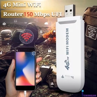 Usb Phát Sóng WIFI 4g Lte 150Mbps Hỗ Trợ Thẻ Nhớ Tiện Lợi