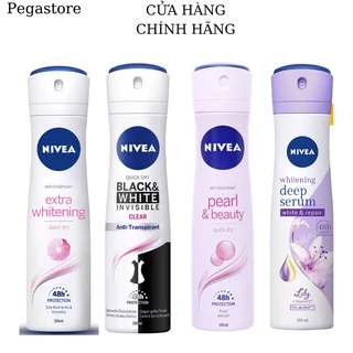 Sịt khử mùi nữ Nivea 150ml Xịt khử mùi hôi nách nữ Nivea xịt thơm người đủ mùi