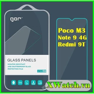 Bộ 2 Kính Cường lực gor Xiaomi Poco M3 / Note 9 4G / Redmi 9T Remi 10 Note 11 Note 11 pro Mi 11T pro ...