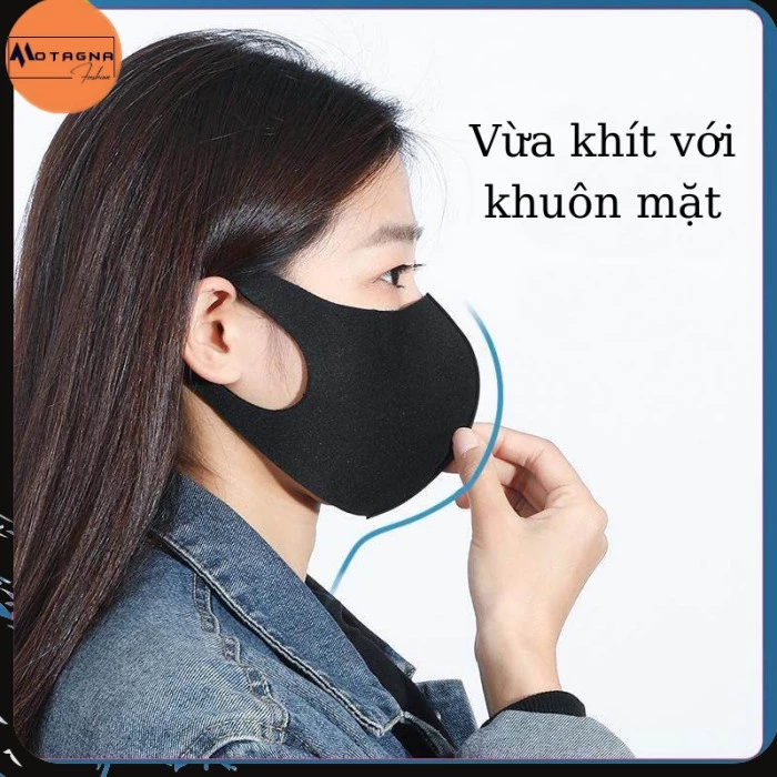 Khẩu Trang Vải 3D FASHION MASK Chống Ô Nhiễm Bụi Mịn, Chống Nắng Công Nghệ NHẬT BẢN KT03