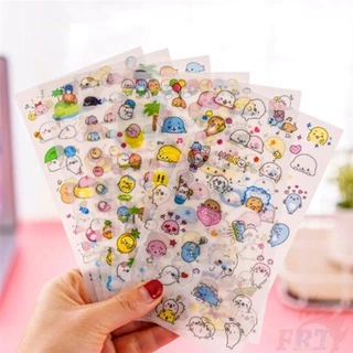 6Sheet/Set ❉ Kawaii Small Sea Lion on A Beach Travel Stikers ❉ DIY Decor Stationery Label Stikers