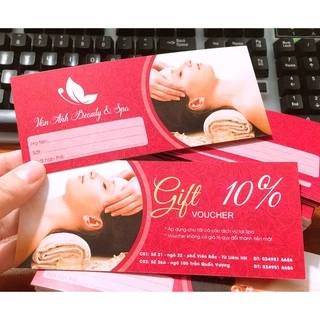 In Voucher - Phiếu Liệu Trình Cho Spa Theo Yêu Cầu