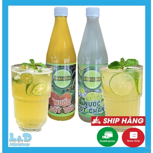 Nước Cốt Chanh / Cốt Tắc Thai Lime Chai 500ml