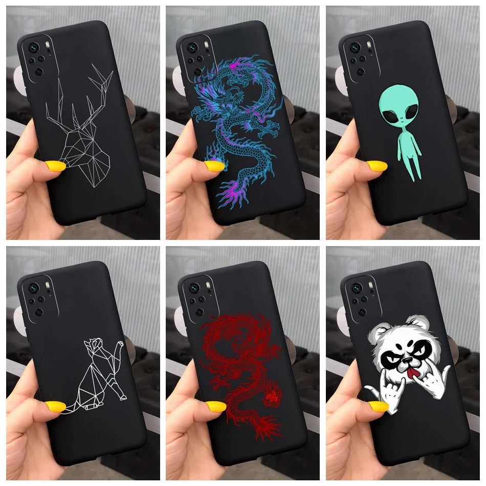 Ốp điện thoại silicone mềm họa tiết gấu trúc cho Xiaomi Redmi Note 10S 10 Note10 Pro 4G Redmi Note 10 S 10Pro
