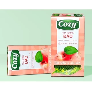 Trà đào túi lọc Cozy - hộp 50g (25 túi lọc x 2g)