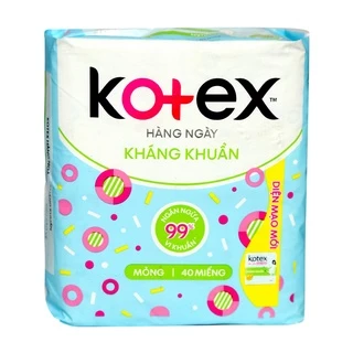 Băng vệ sinh Kotex hàng ngày kháng khuẩn 8 miếng - 343