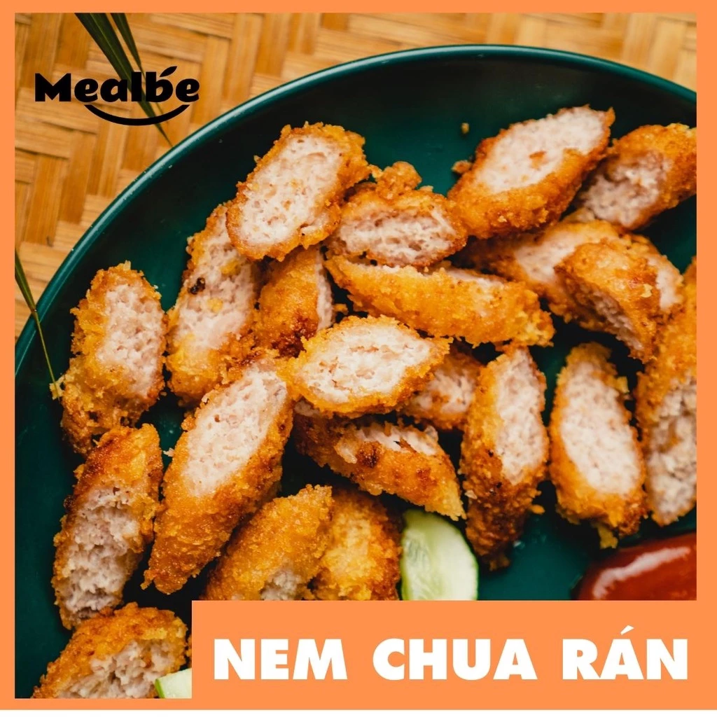 Nem Chua Rán Hà Nội - Tẩm Bột Chiên Xù, Đồ ăn vặt giao hỏa tốc nội thành HCM