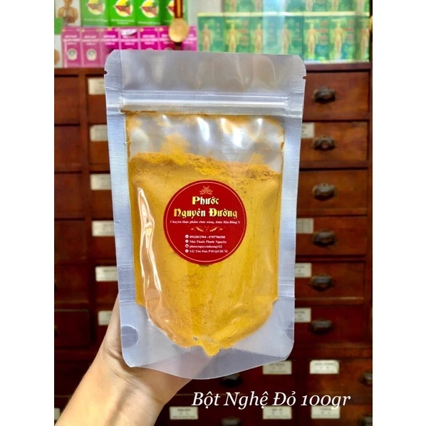 Bột Nghệ Đỏ chuẩn loại 1 - gói 100gr