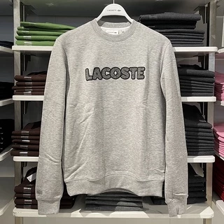 Áo len dài tay Cotton thường ngày của Lacoste dành cho nam và nữ