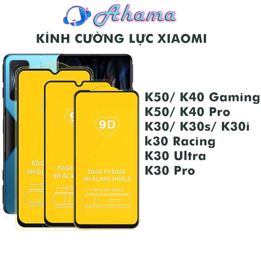 Cường Lực Redmi K50 Pro K50 Gaming K40 Pro K40 Gaming Xiaomi 11T Pro Mi 11 Lite 5G Ne Note 11 Pro Note 11s 5G Kính [9D]