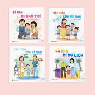 Sách Truyện Tranh Ehon Kỹ Năng Truyện Của Bon (Bộ 4 Cuốn)