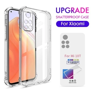 Ốp Lưng Trong Suốt Crystal Bảo Vệ Camera Chống Sốc Cho Xiaomi Mi 11 10T Lite 11T 9T Pro Poco X3 NFC GT F3 F2 M3 M4 Pro 5G Redmi Note 10 5G 10S 9 9S 8 Pro Redmi 10 9T 9A 9C 8A 7A 6A