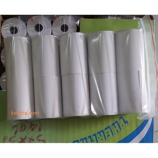 50 cuộn Giấy in nhiệt K57x38, giấy in bill k57x38, k58x38