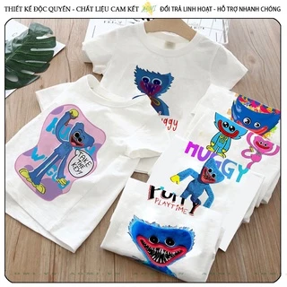 ÁO THUN UNISEX Huggy Wuggy TShirt Poppy PHÔNG NAM NỮ GIA ĐÌNH CẶP ĐÔI CÓ SIZE TRẺ EM CHO BÉ TRAI GÁI AOMIVN