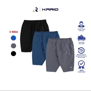 Quần đùi short thể thao nam KARIO vải gió co giãn tiện dụng chơi thể thao hay mặc nhà KD24