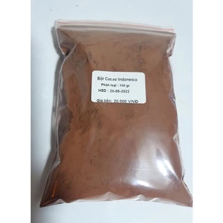 Bột Cacao indonesia làm bánh, pha đồ uống 100gr