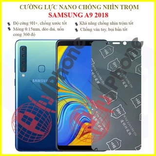 Dán chống nhìn trộm Samsung A9 2018 - Dán cường lực dẻo nano 9H+