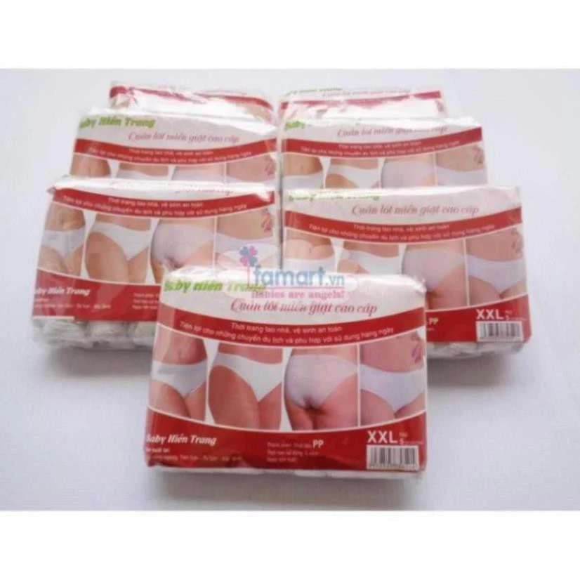 Sét 5 quần lót giấy CAO CẤP Baby Hiền Trang