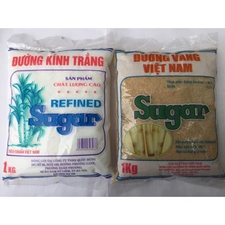 Đường Kính Trắng - Đường Vàng xuất khẩu -1kg